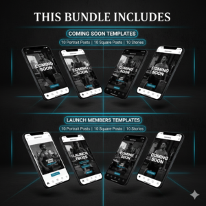 1100+ Fitness Instagram Templates Bundle
