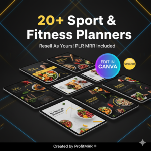 Fitness Planner PLR MRR Bundle