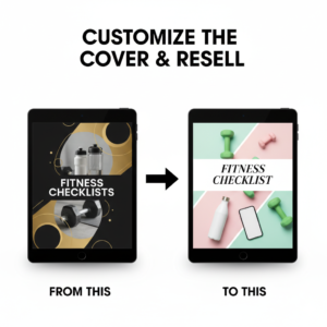 Fitness Checklist Printable with PLR Resell Rights